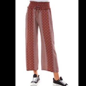 Kingston Grey Boho Cropped Pants